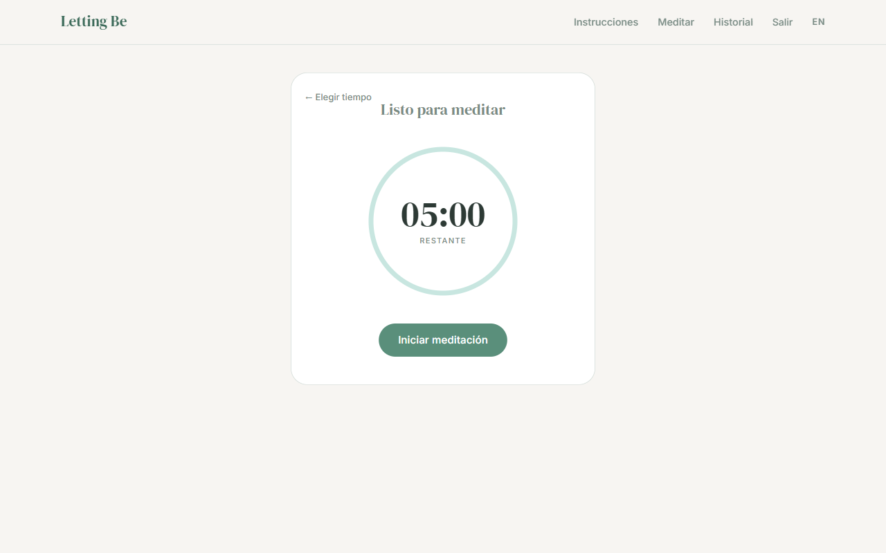 Meditation App screenshot